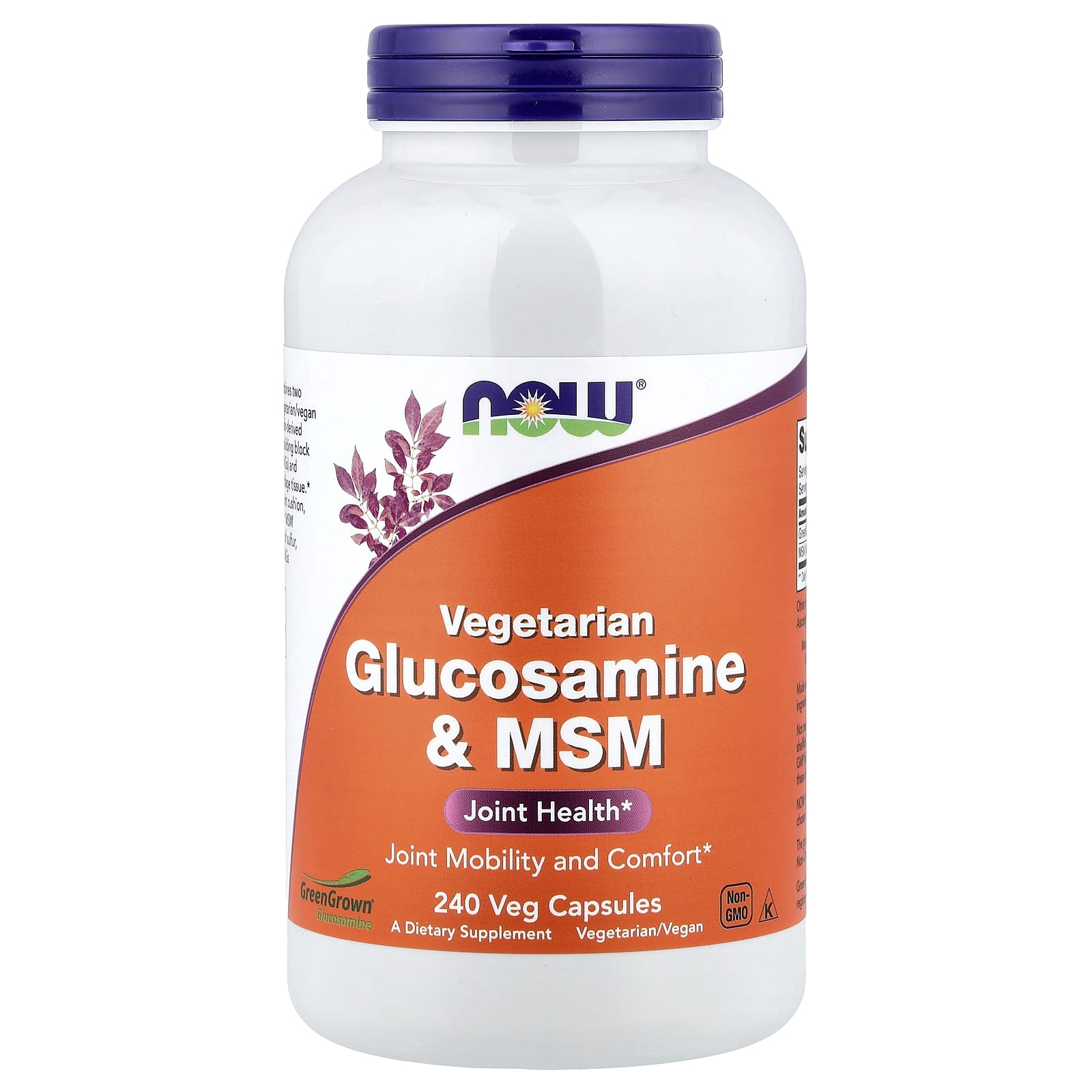 NOW Foods — Vegan Glucosamine & MSM