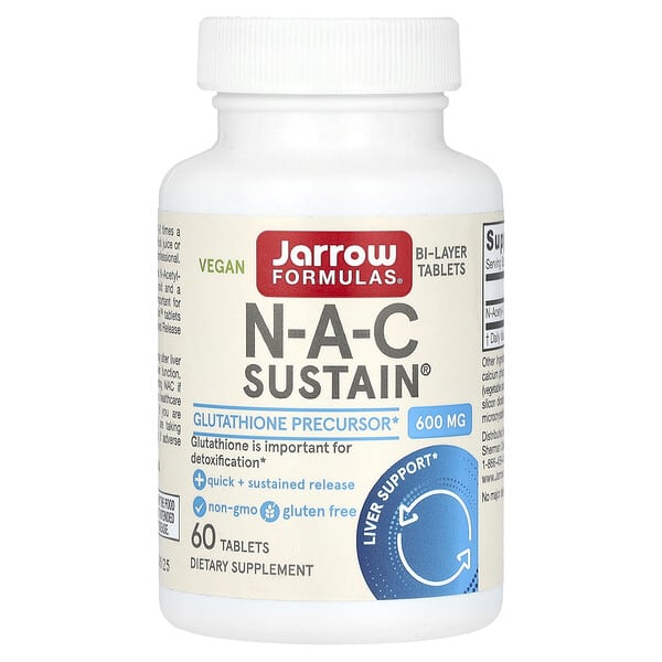 Jarrow Formulas — N-A-C Sustain 600mg