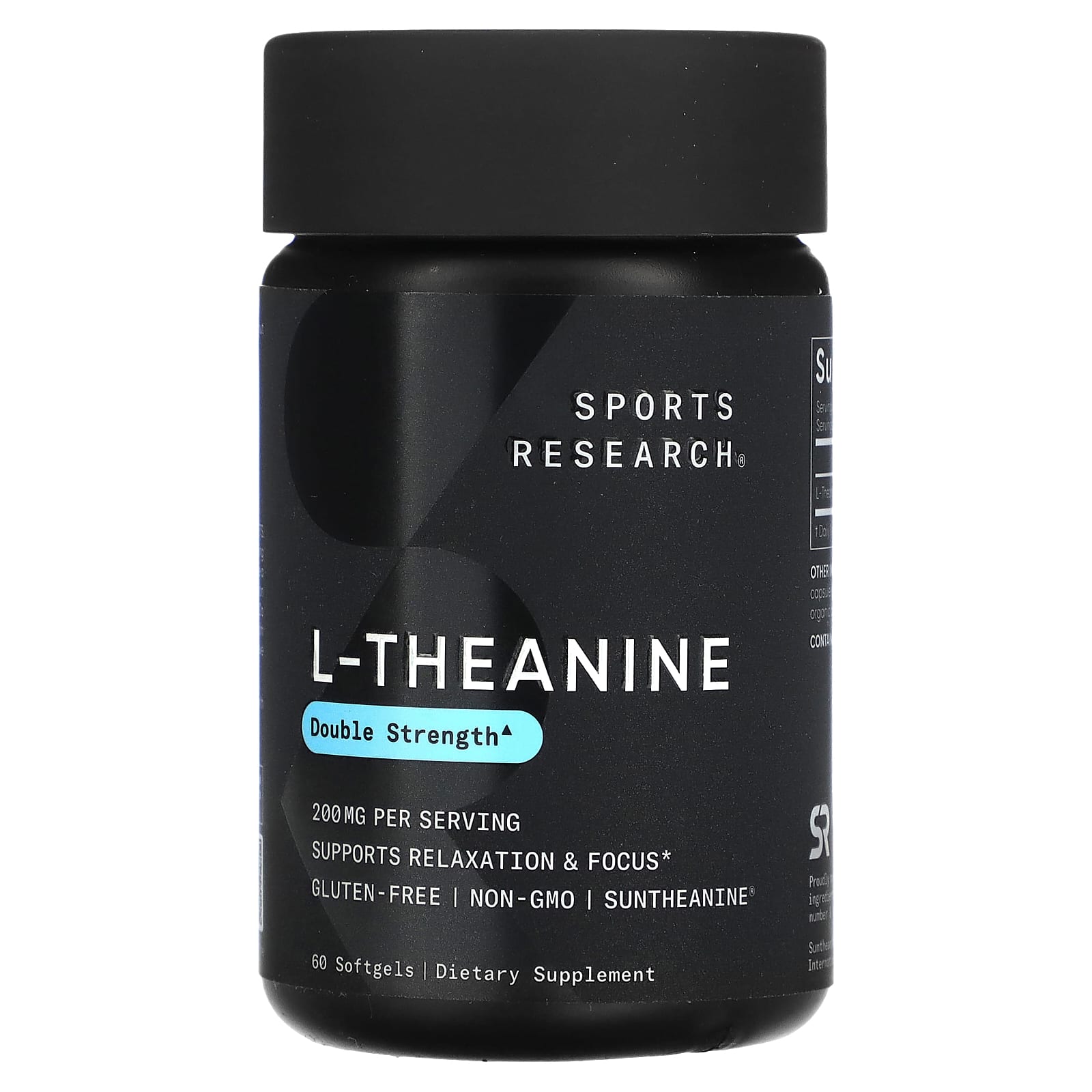Sports Research — L-Theanine 200mg 60정