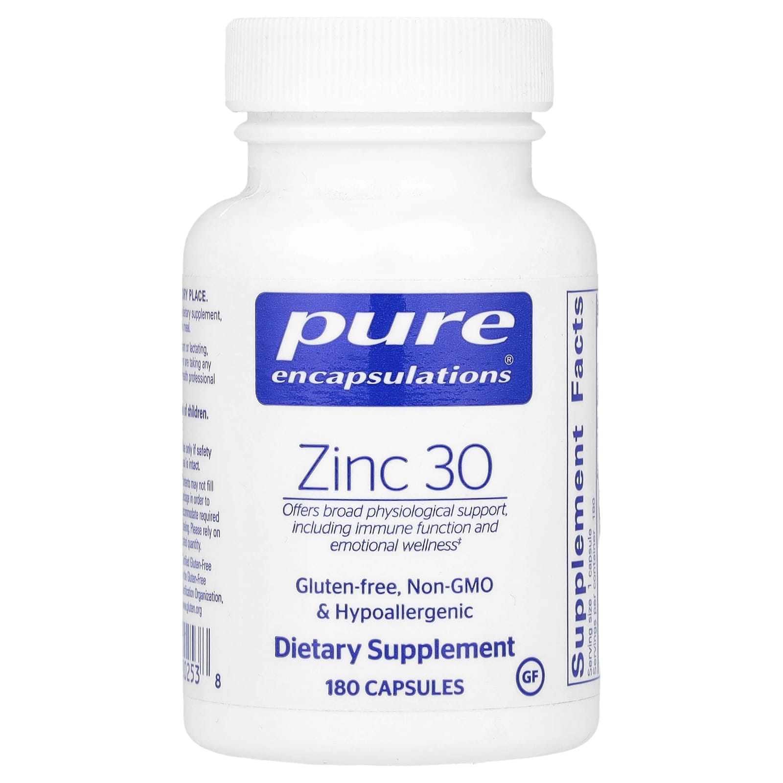 Pure Encapsulations — Zinc 30mg